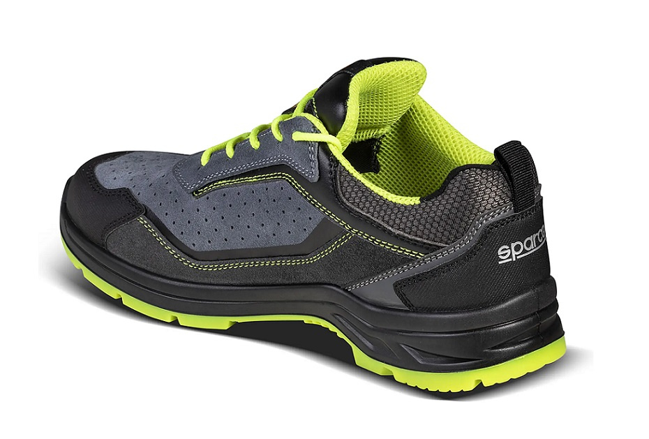 Buty robocze Sparco Indy Texas 07538 GSGF S1P 41 widok z tyłu z miękkim kołnierzem