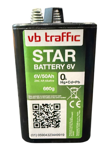 Bateria do lamp dziennych 4R25 6V 50Ah