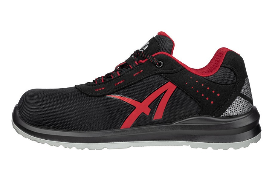 Buty robocze Albatros Grid Low S3L widok wewnętrznej strony cholewki
