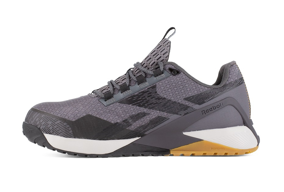 Reebok IB3481 S1PS - tekstylna cholewka typu ripstop i wiązane zapięcie z zewnętrznej strony buta