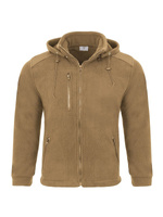 Bluza polarowa z odpianym kapturem Coyote - L