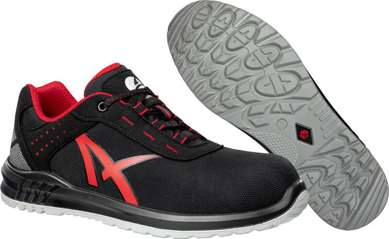 Buty robocze Albatros Grid Low S3L widok z przodu i od spodu