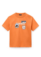 Napapijri t-shirt kids S-Primero Orange Pumpkin -8