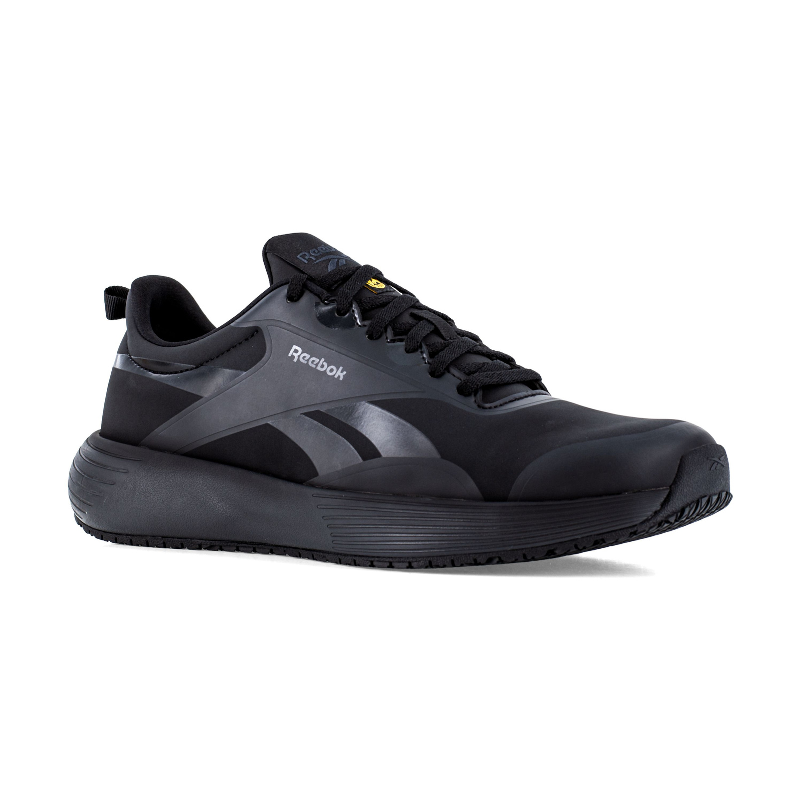 Buty robocze Reebok IB5101 O2 czarne, widok z przodu i z boku
