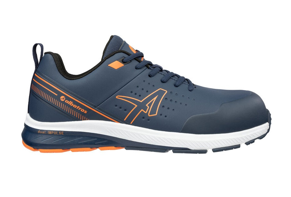 Buty robocze Albatros Vigor Blue S3S widok z boku