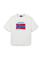 T-shirt kids Napapijri S-Sella White Heron - 8