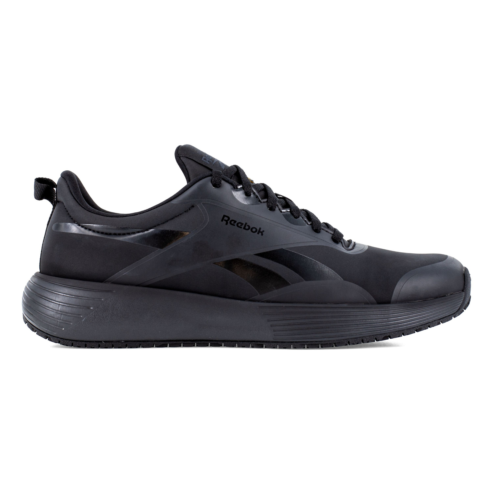Buty robocze Reebok IB5101 O2 w kolorze czarnym – widok z boku