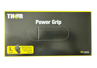 RĘKAWICE NITRYLOWE THOR POWER GRIP CZARNE - L