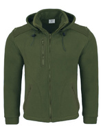 Bluza polarowa z odpianym kapturem Khaki - M