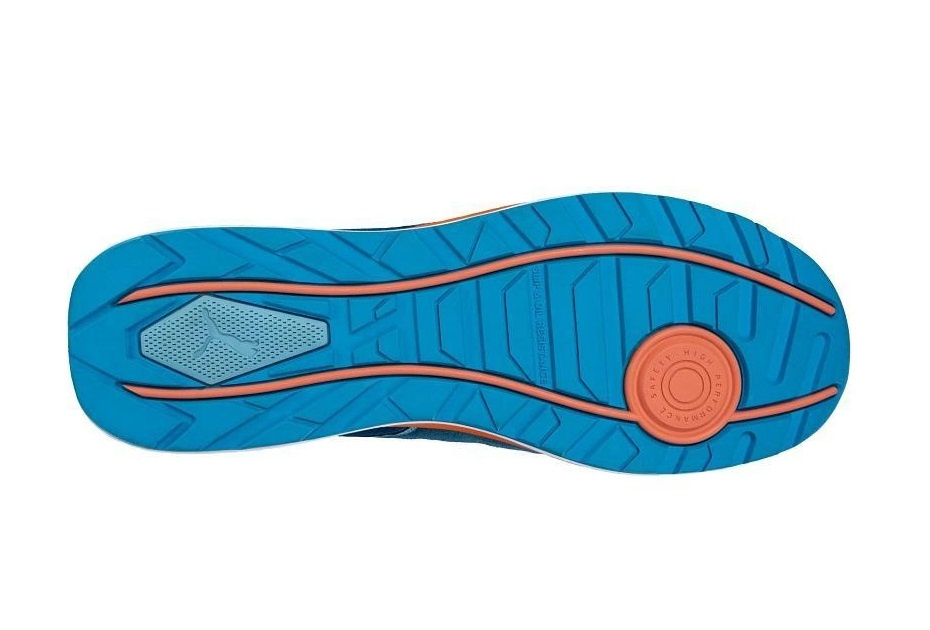 Podeszwa zewnętrzna butów Puma Frontside Blue Low S1P 64.464.0 - widok od spodu