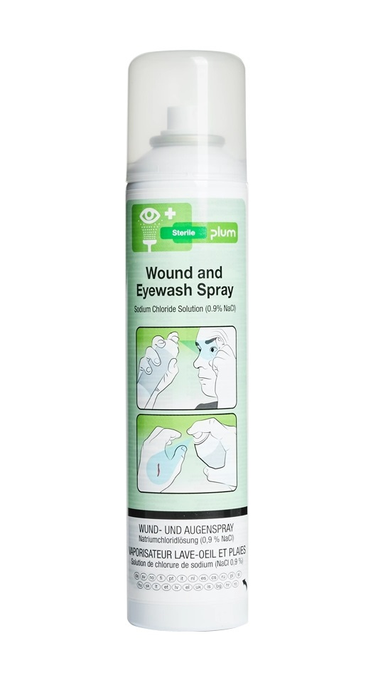 Plum spray do przemywania oczu i ran 250ml 0.9%