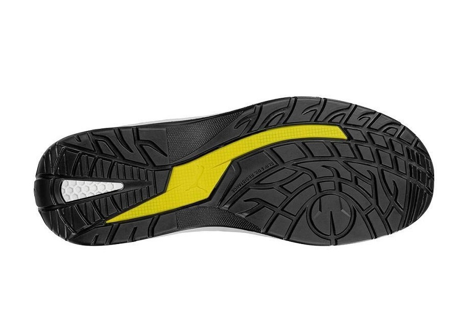 Podeszwa butów Puma Touring Stone Mid S3 63.262.0 z bieżnikiem antypoślizgowym i stabilizatorem MTSP