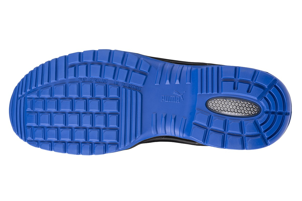 Podeszwa butów roboczych Puma Fuse Blue Low S1PS - widok od spodu