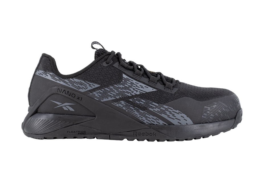 Czarne półbuty robocze Reebok IB3480 S3S rozmiar 41 widok z boku