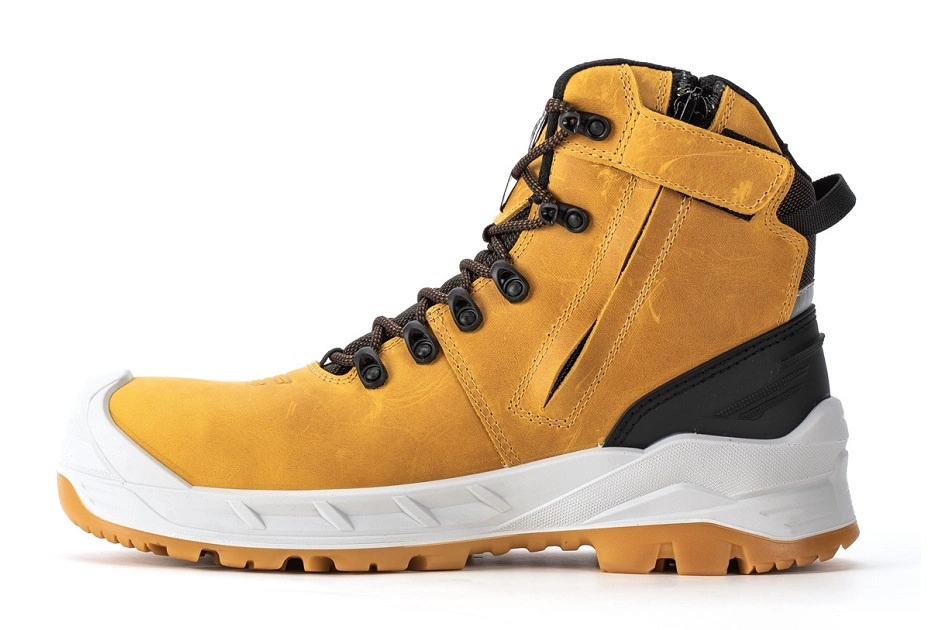 Buty robocze Sixton Marmolada 70550-00L S3S 41 brązowe trzewiki robocze z nubuku Hydro widok boczny