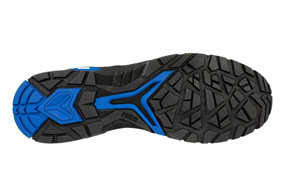 Podeszwa butów Puma Rio Black Low S3L 64.275.0 z głębokim bieżnikiem antypoślizgowym