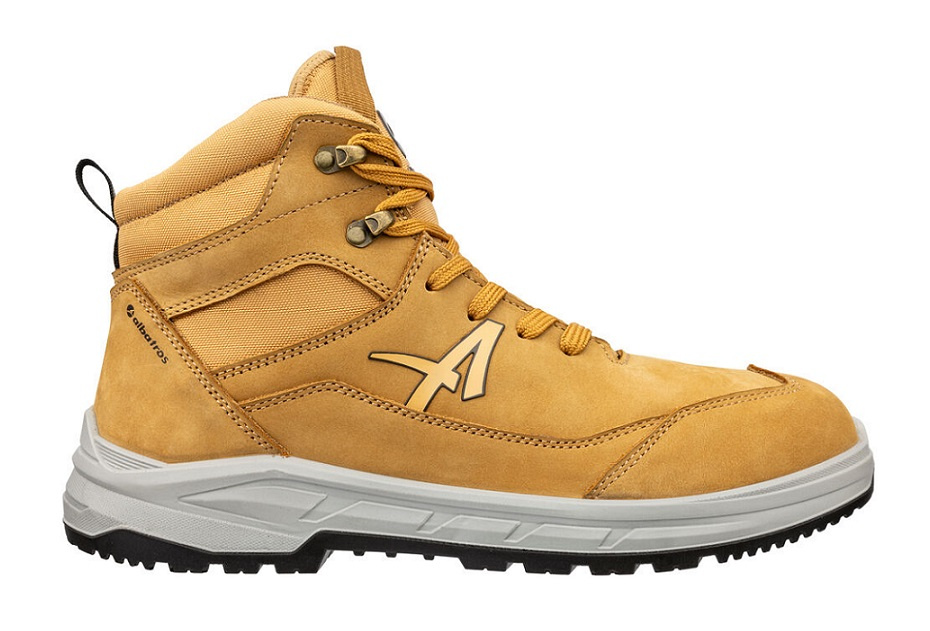 Buty robocze Albatros Vector Wheat S3 63.741.0 - widok boczny z logo Albatros