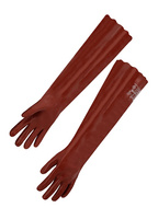 Rękawice chemiczne gumowe długie 58cm Singer PVC 755