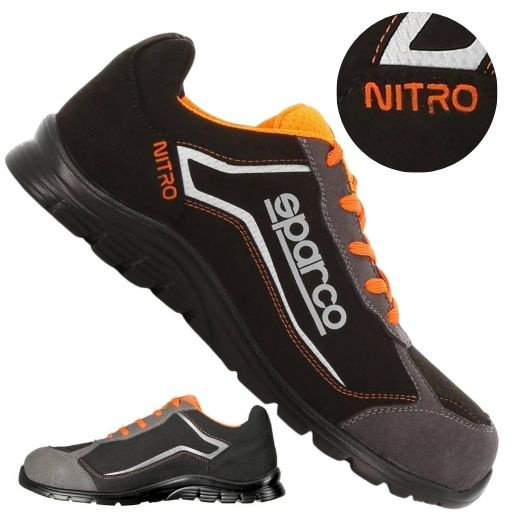 Detale butów roboczych Sparco Nitro 07522 NRGR S3