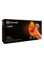 Rękawice nitrylowe orange Mercator GoGrip - L