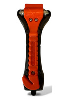 Młotek bezpieczeństwa do wybijania szyb z nożem