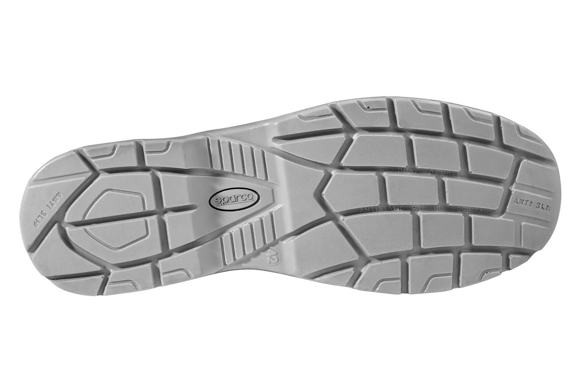 Buty Sparco Targa Sandro S3S BTB0011BOK110 41 szara podeszwa antypoślizgowa widok od spodu