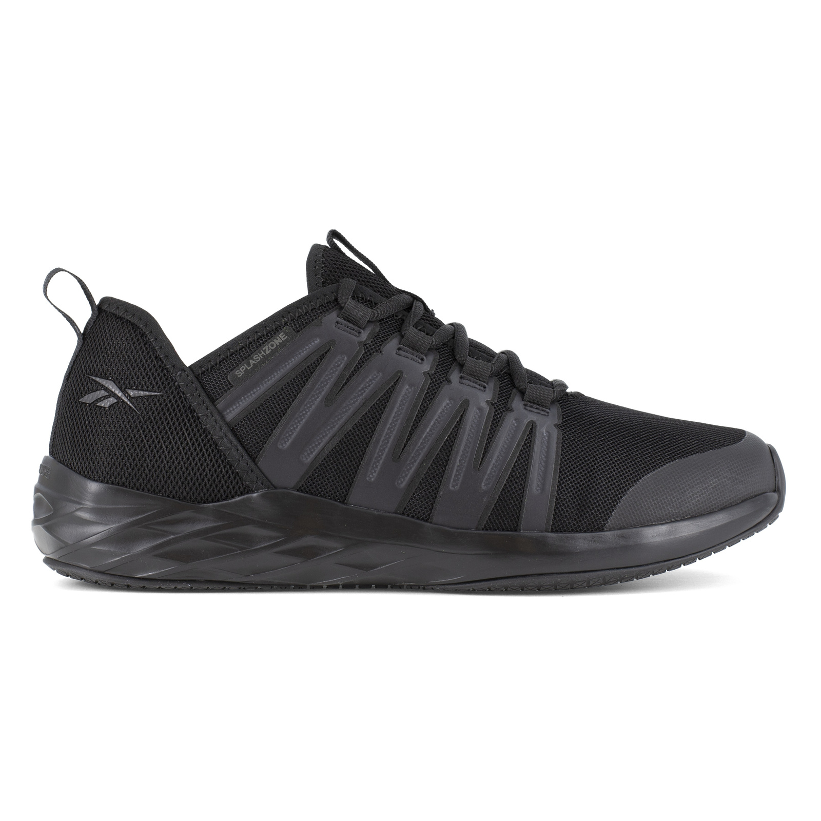 Czarne półbuty robocze Reebok IB2230 OB 46 widok z boku