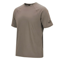T-shirt bawełniany Puma Workwear brąz 30-1725 - S