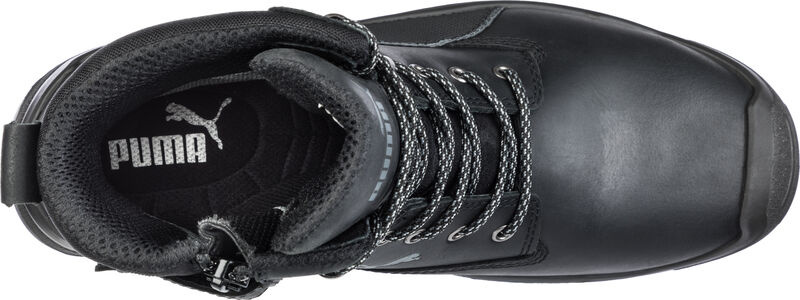 Trzewiki Puma Conquest High S3 w praktycznym zastosowaniu na placu budowy