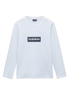 Napapijri longsleeve S Chamois Bright White - 8