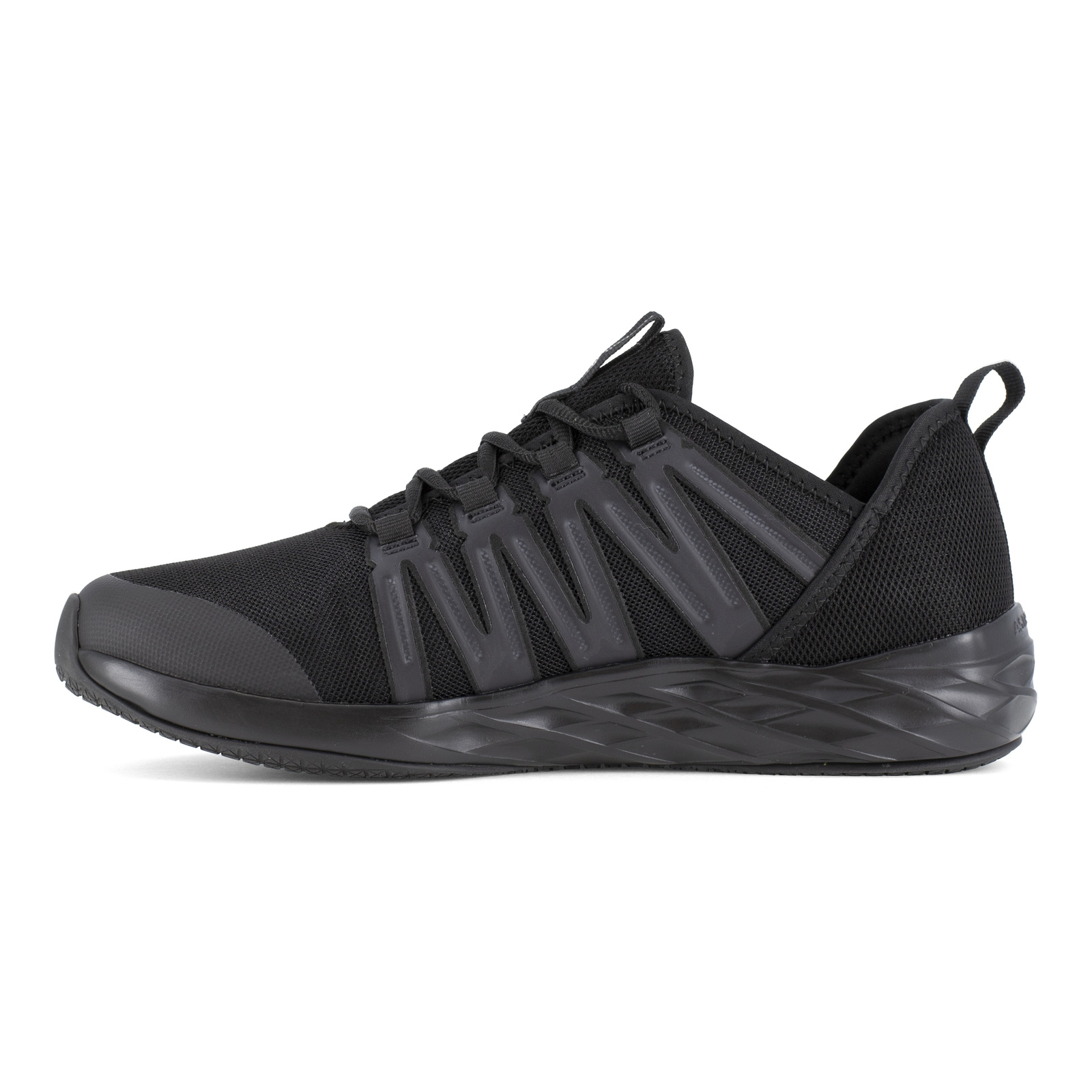 Czarne półbuty robocze Reebok IB2230 OB 46 widok od wewnętrznej strony